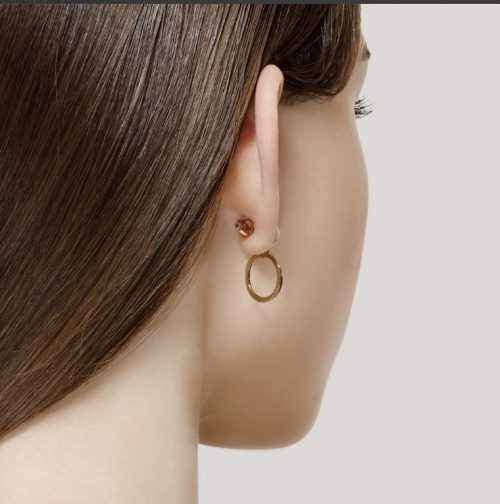 Ohrstecker aus Roségold 585 mit Zirkonia und Perlen – Bild 3