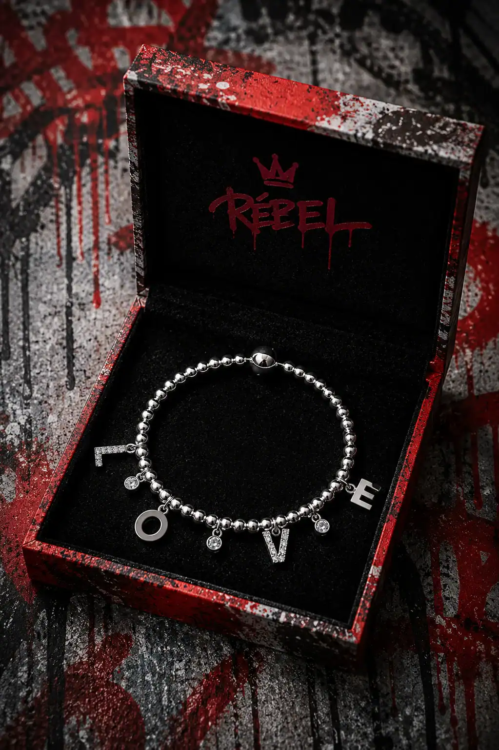 Armband LOVE – Sterlingsilber 925 – Zirkonia