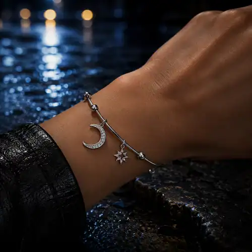 Armband "Kosmos" - Sterlingsilber 925 - Zirkonia