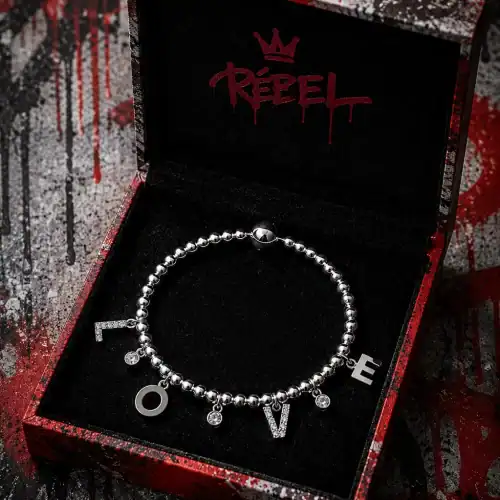 Armband "LOVE" - Sterlingsilber 925 - Zirkonia