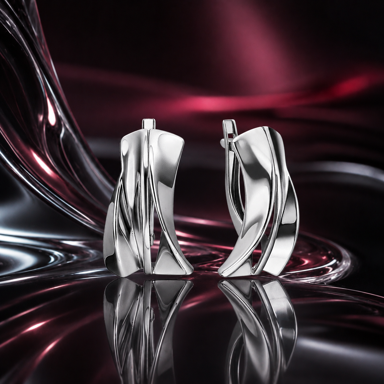 Elegante Ohrringe WAVE für jeden Anlass