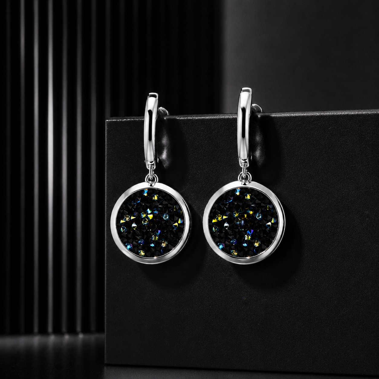 Ohrringe aus Sterlingsilber 925 mit Swarovski Kristallen fine rocks